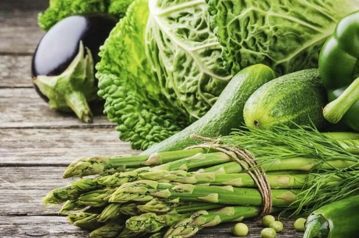zelená zelenina pre hypoalergénnu diétu