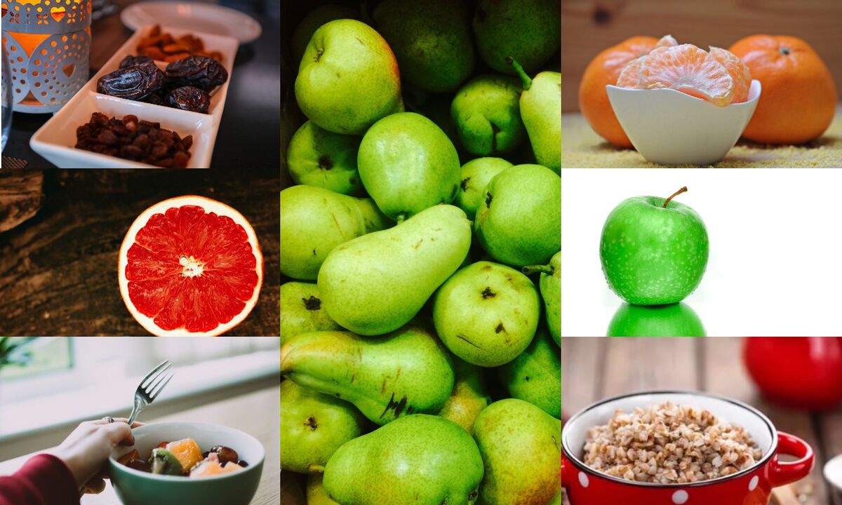 Komponenty pohánkovo-ovocnej diéty na chudnutie