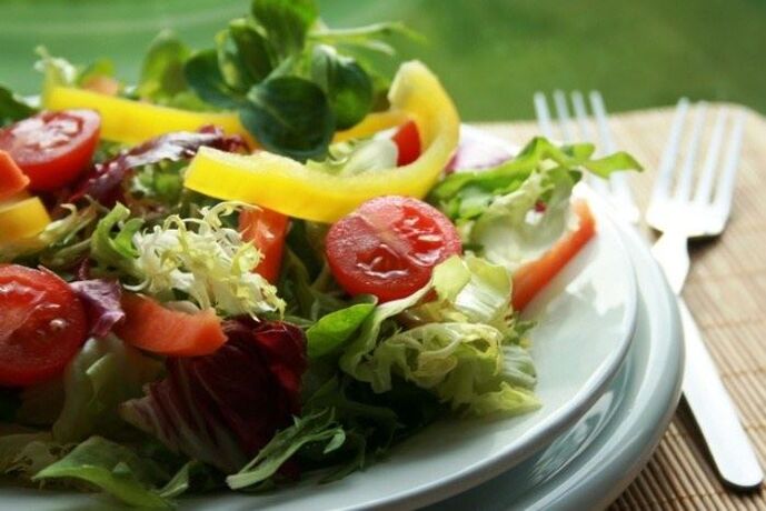 zeleninový šalát na chudnutie o správnej výžive